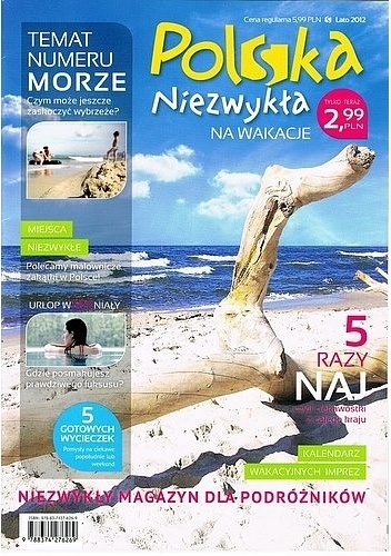 Okładka książki polska niezwykła. lato 2012